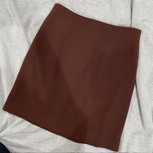 tempo paris mini brown skirt